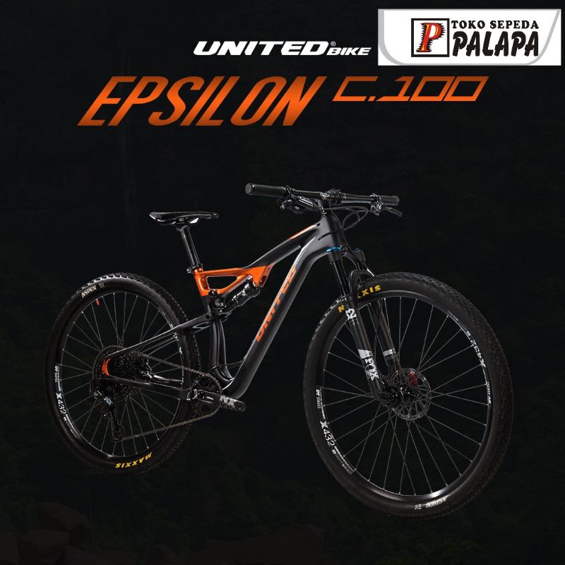 MTB 29 UNITED EPSILON C 100 C100 Sepeda Gunung Carbon C.1