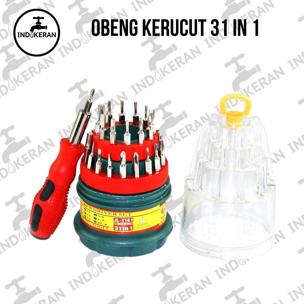 INDOKERAN - Obeng Kerucut Set 31in1 - High Quality