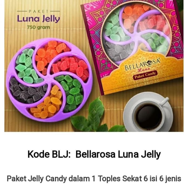 

Paket Jelly/Coklat /Bellarosa Premium Luna/Bellarosa Paket Luna/Permen