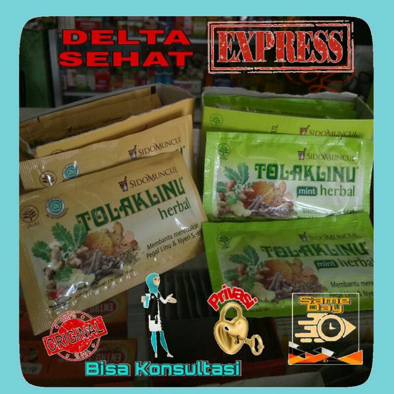 Tolak linu herbal / tolak linu herbal mint