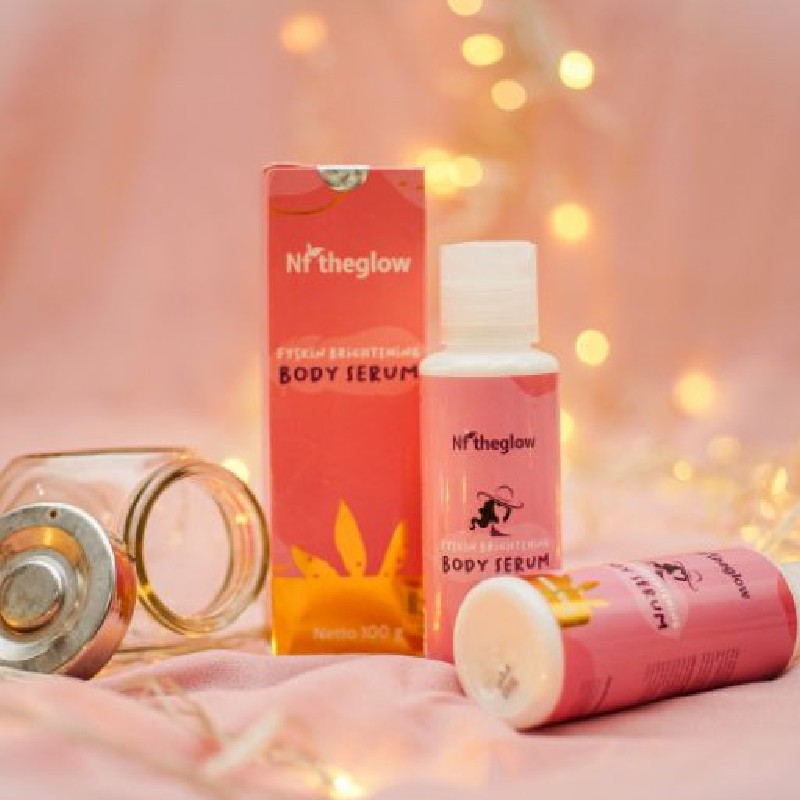 NFTHEGLOW Fyskin Brightening Body Serum Pemutih Badan Permanen Pemutih Ketiak dan Selangkangan BPOM