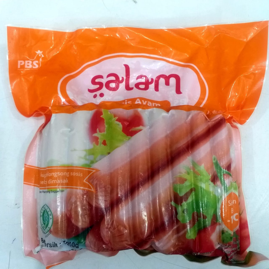 

SALAM SOSIS AYAM 1 KG ISI 40