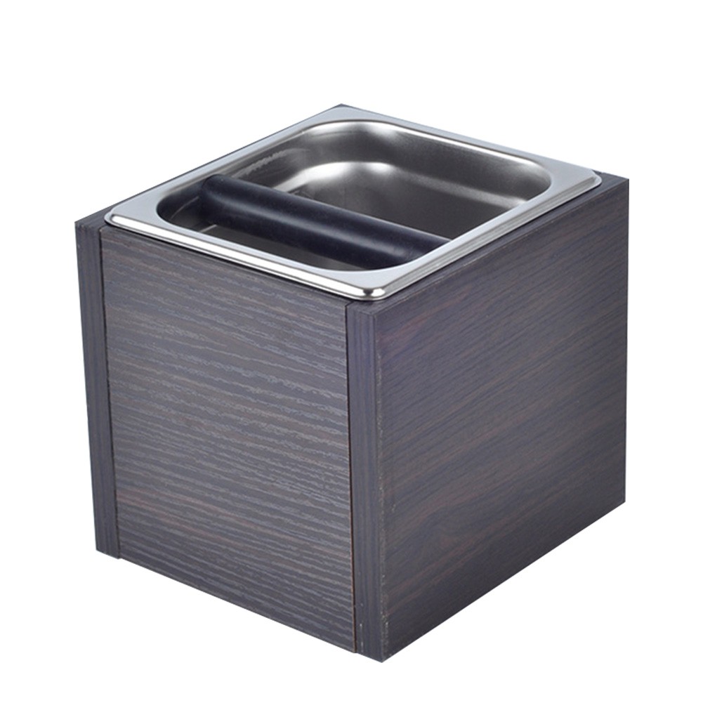 Large Capacity Square Residue Bucket Grounds Washable Stainless Steel Practical Storage Container