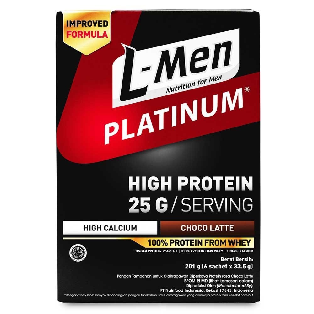 

L MEN platinum high protein 33 gram x 6 sachet 231 sachet