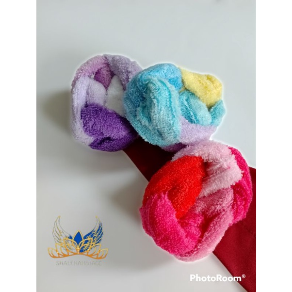Ikat Rambut Handuk Lilit 10 - Ikat Rambut Lilit