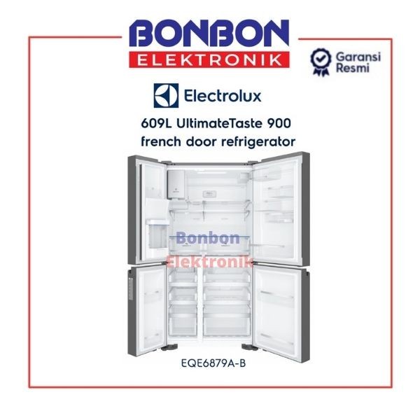 Electrolux Kulkas French Door EQE6879A-B / Multi Door EQE6879AB 609L