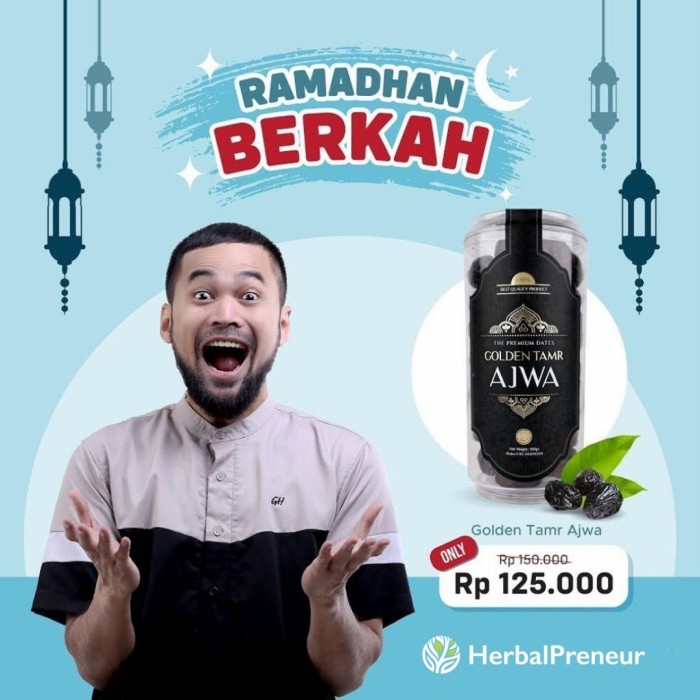 

Kurma Ajwa Asli Madinah Premium