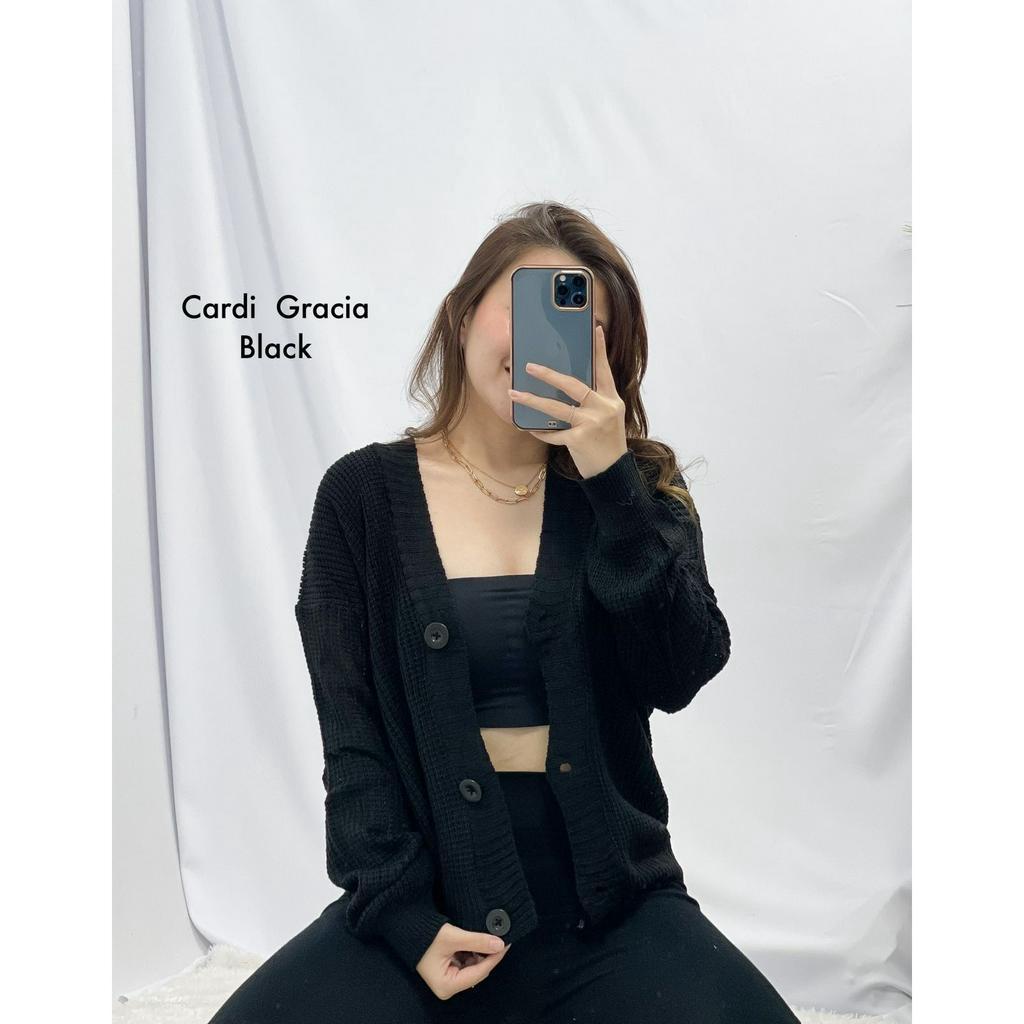 Toply shop Outer rajut / Cardigan gracia / Outer rajut tebal