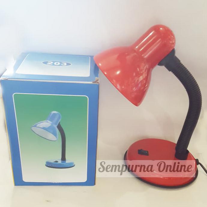 Lampu Meja Belajar Duduk Bulat