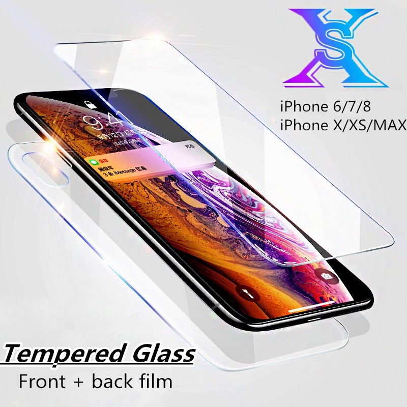 Film Pelindung Layar Tempered Glass untuk iPhone 14 Pro Max / 13 Pro Max / 12 Pro Max / 11 Pro Max / 7 8 plus X XR XS MAX Tempered Glass