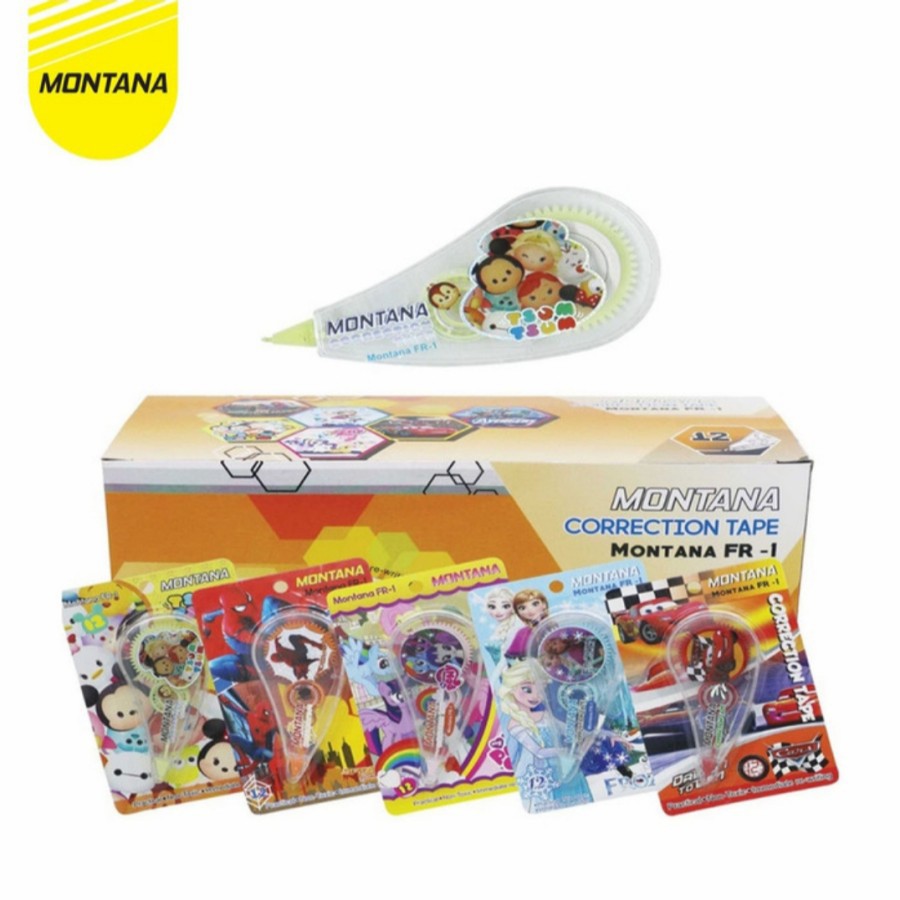 

Tip Ex Kertas | Correction Tape | Pita Koreksi Montana FR-1