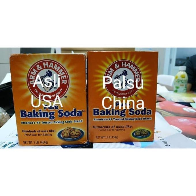 

A47D0 Baking Soda Asli Usa Merk Arm & Hammer Baking Soda 226Gr