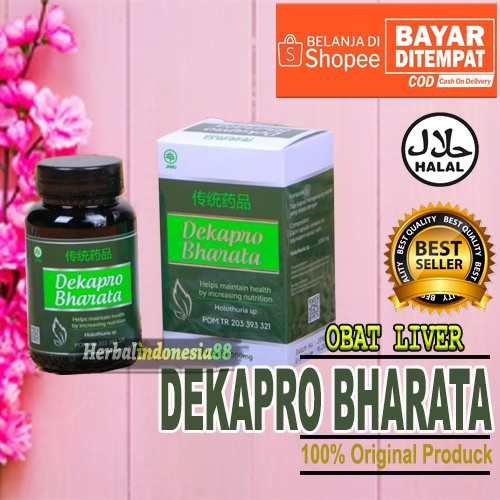 ( COD ) DEKAPRO BHARATA ORIGINAL - OBAT LIVER , HEPATITIS , GANGUANG HATI - DEKAPRO BHARATA ASLI