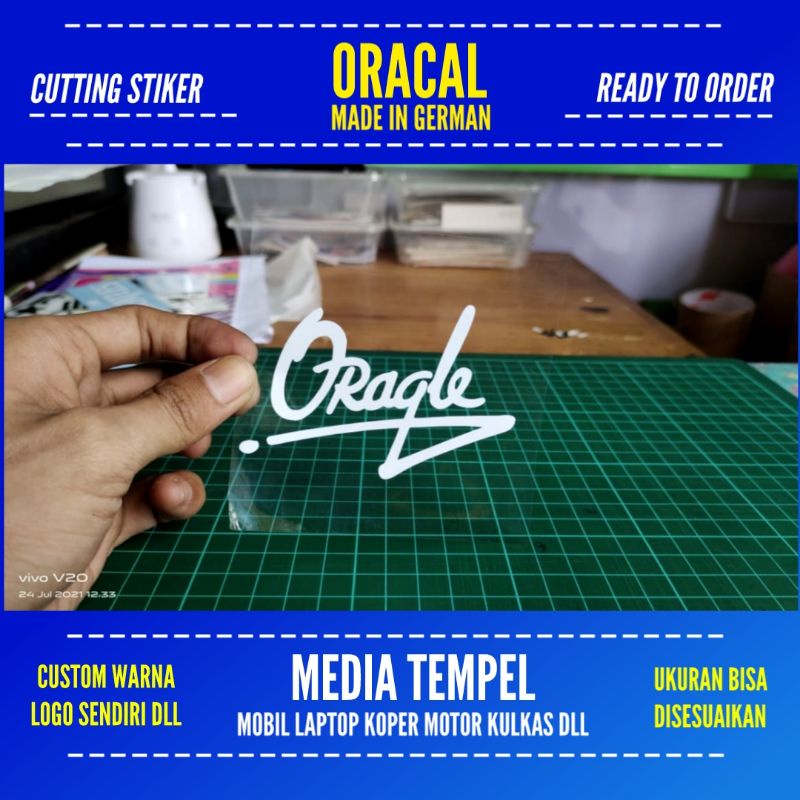 

STIKER ORAGLE CUTTING BAHAN ORACAL CUSTOM LOGO