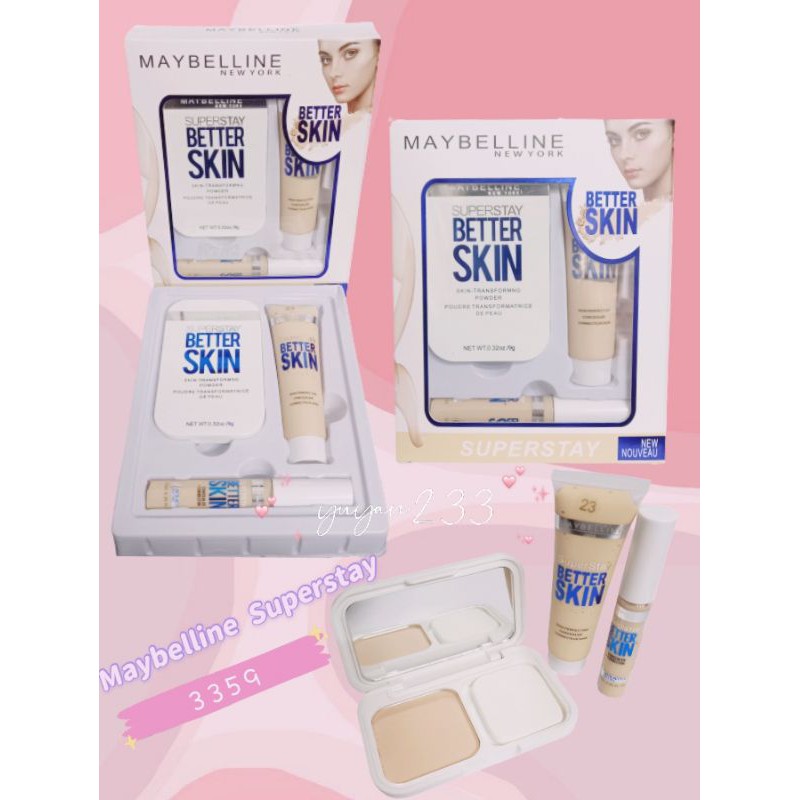 PAKET MAYBELINE SUPERSTAY 3 IN 1 BOX PUTIH