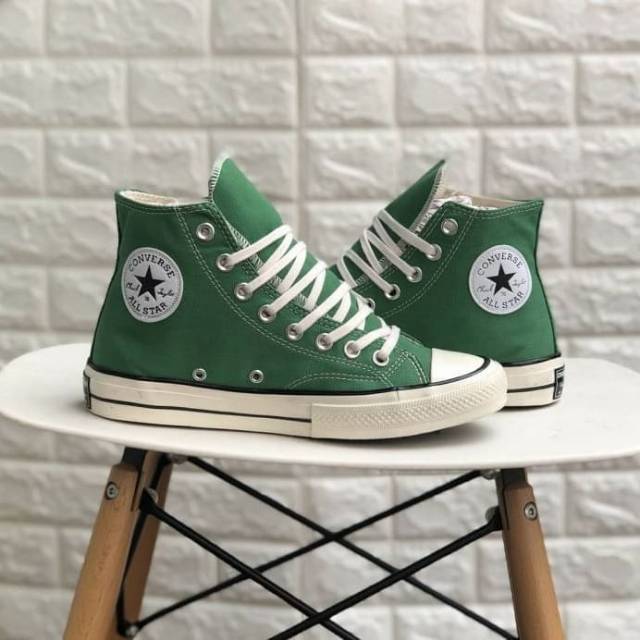 converse 70s high green
