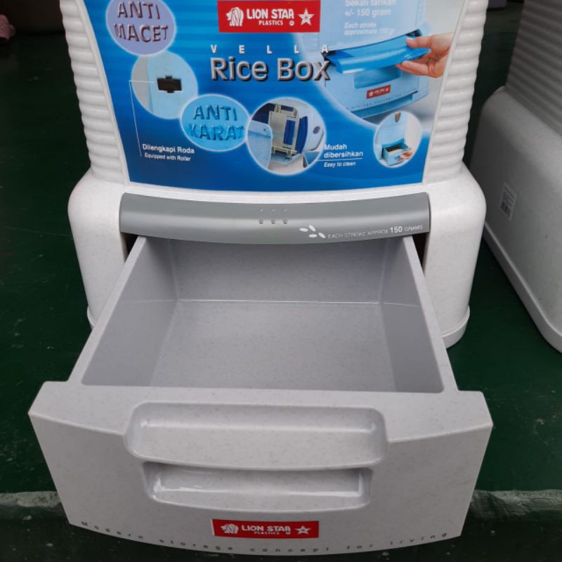 Tempat Beras /Vella Rice Box 14-23 Kg LION STAR