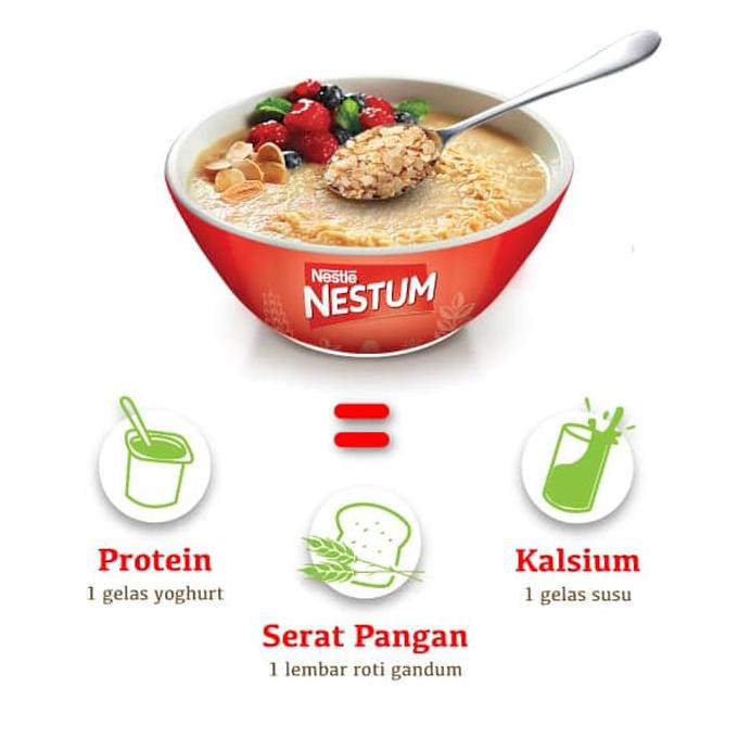 Jual Nestle NESTUM Bubur Sereal Multigrain 350gram Original 2 Pcs ...