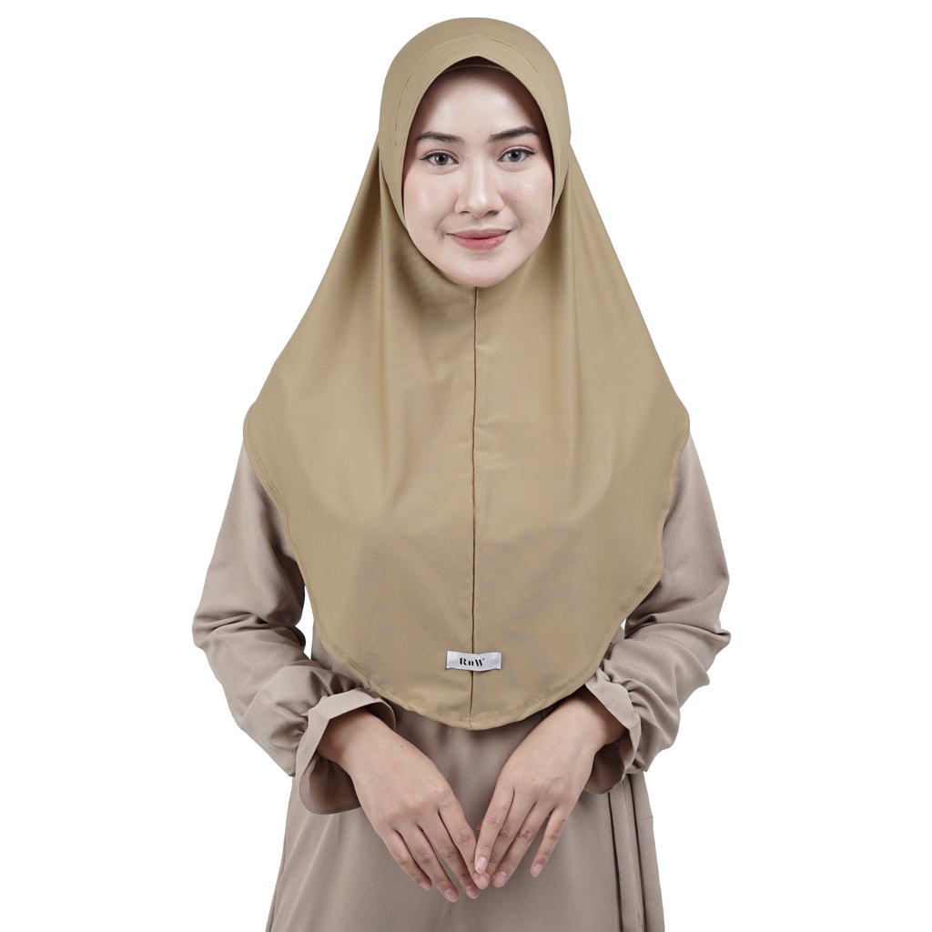 RnW Hijab Instan Daily - Laluna Hijab-Khaki