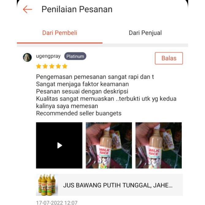 RAMUAN DIABETES (TANPA-MADU) - Jus Bawang Putih Tunggal Jahe Merah Lemon Cuka Apel Cinnamon Kayumanis - Darah Tinggi Asam Urat Kolesterol Detox Amandel Wasir Ramuan Herbal Garlic Juice Garjus 600ml