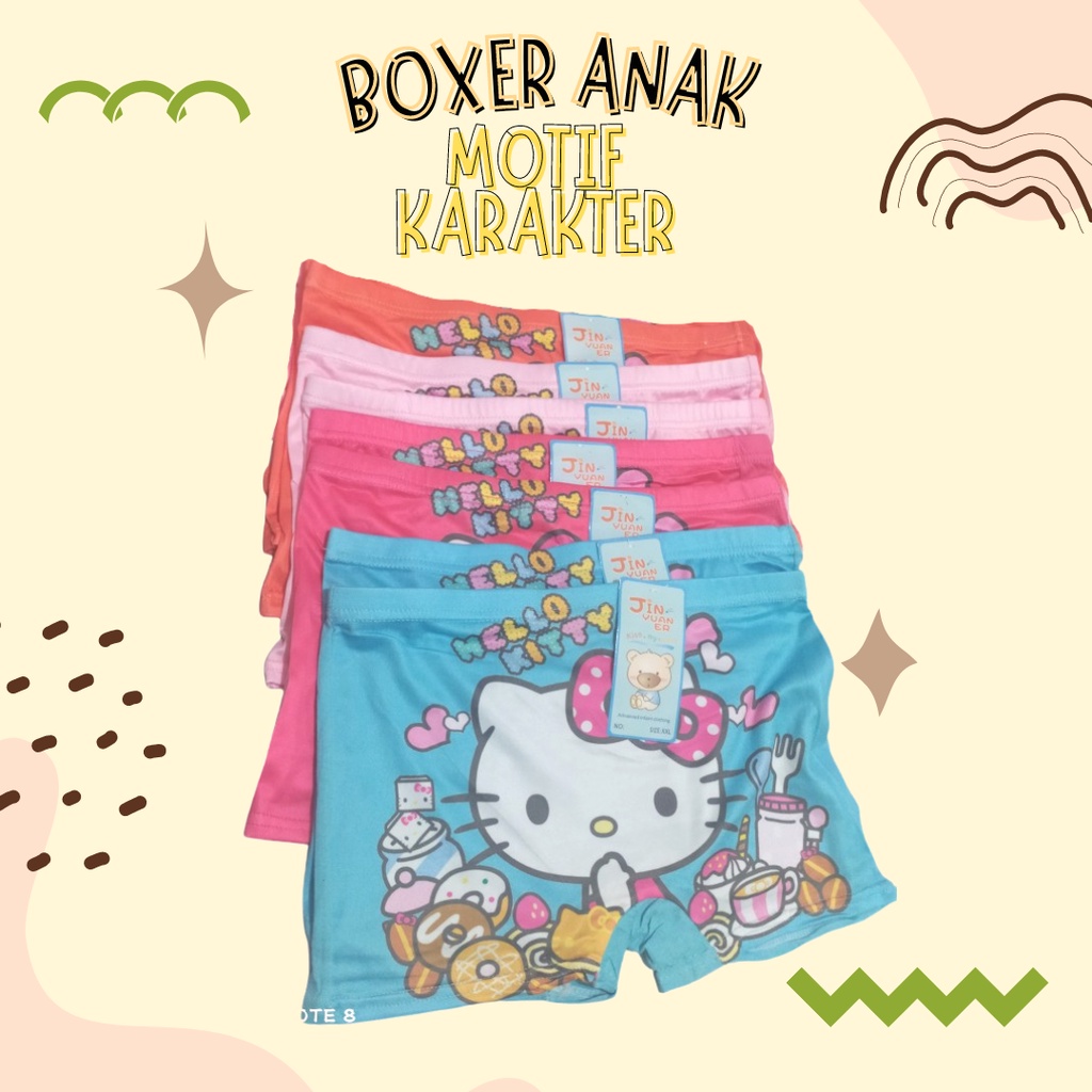 CD Anak Perempuan Boxer Anak Perempuan Boxer Anak Bokser Murah Celana Boxer Anak Perempuan Motif Imp