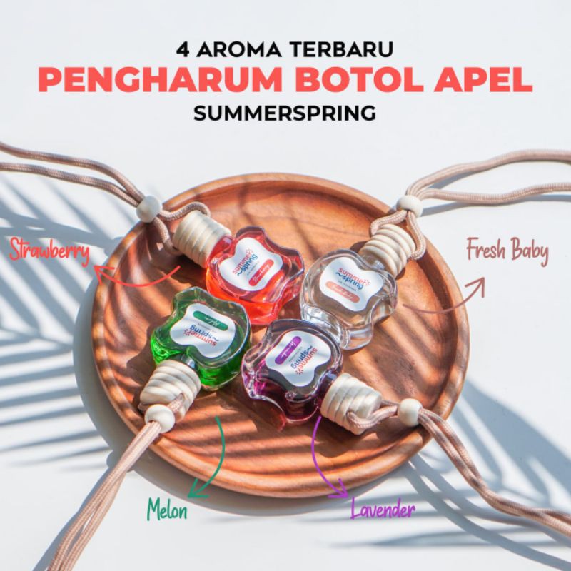 BOTOL APEL pengharum ruangan toilet lemari mobil car air freshener pewangi parfum mobil