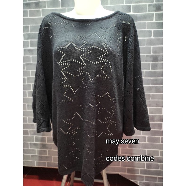 codes combine rajut oversized