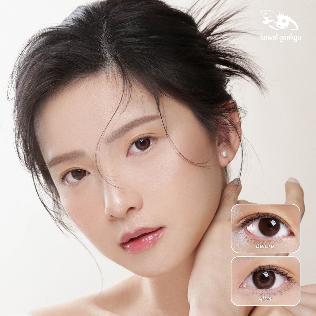 KawaiGankyu Softlens - Voxie Miranda Brown (1botol)