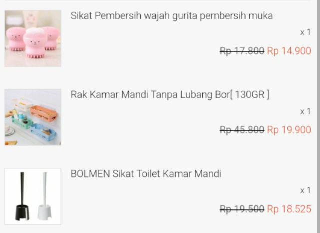 Rak Kamar Mandi Tanpa Lubang Bor[ 130gr ]