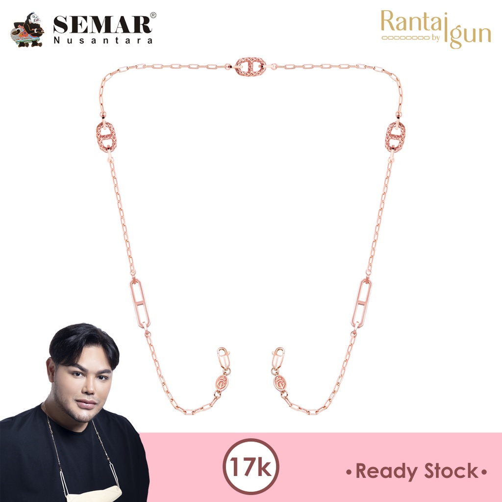 Strap Masker Siena Gold Rantai By Igun 17K Semar Nusantara