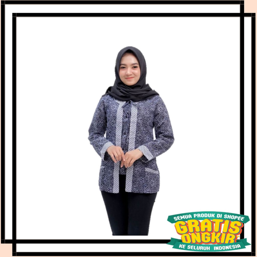 BUAT KONDANGAN ARISAN PERNIKAHAN COUPLE PASANGAN / Atasan wanita bolero moca biru