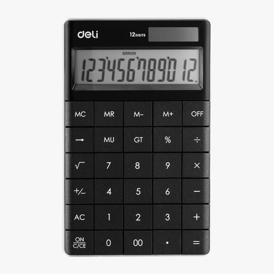 Kalkulator Deli E1589 12 Digit Calculator Desktop Stylish Office 1589 Kantor