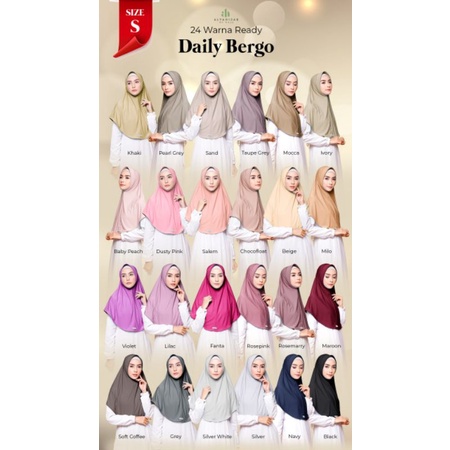 DAILY BERGO BY ALYA HIJAB BY NAJA