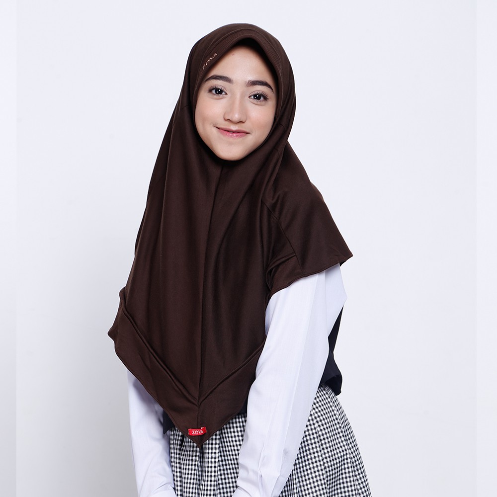 Kerudung Sekolah Zoya Bergo Prestasi MIDI Shopee Indonesia