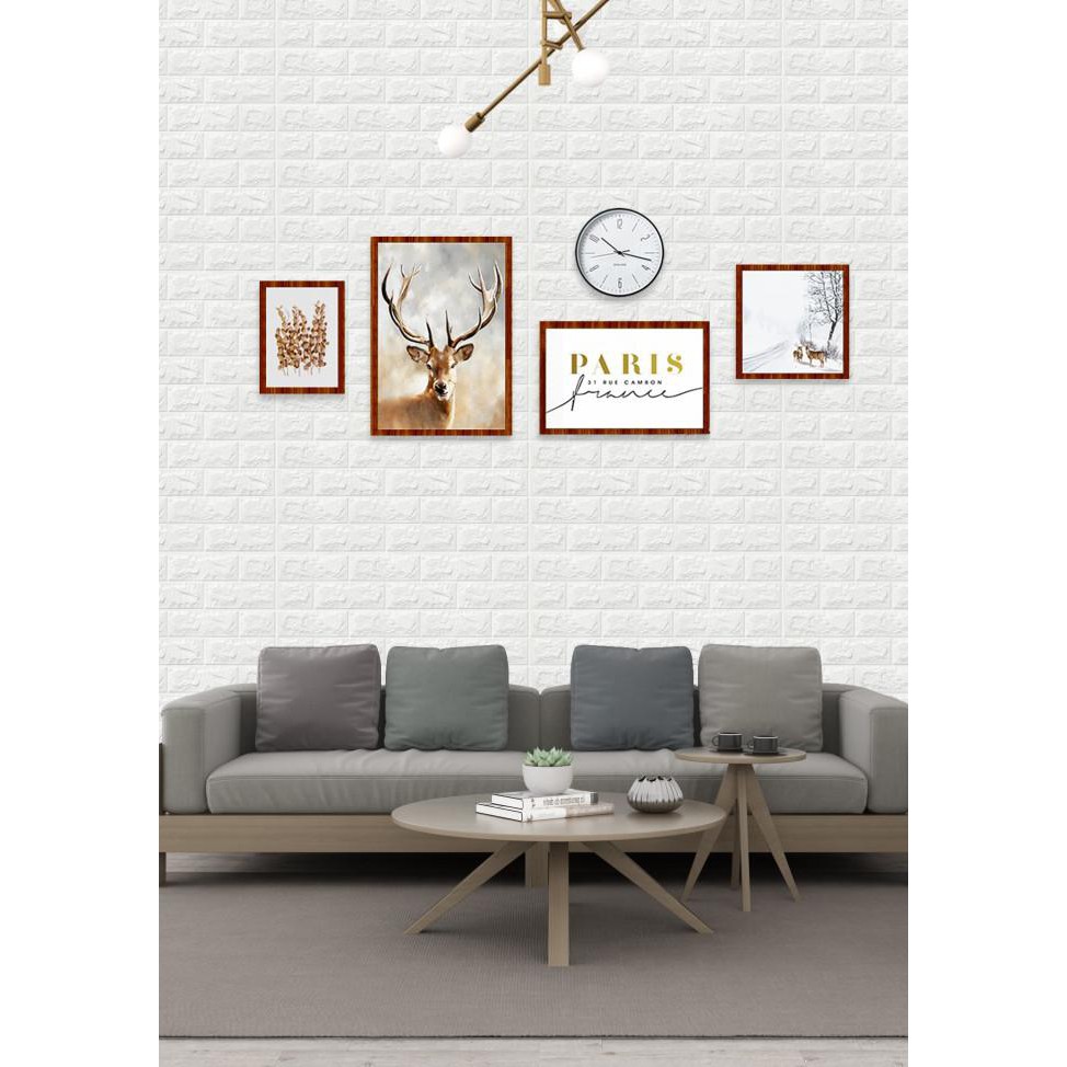 Produk Wallpaper 3D/ Wallfoam Motif Bata Ukuran 70Cmx77Cm - 3Mm Berkualitas