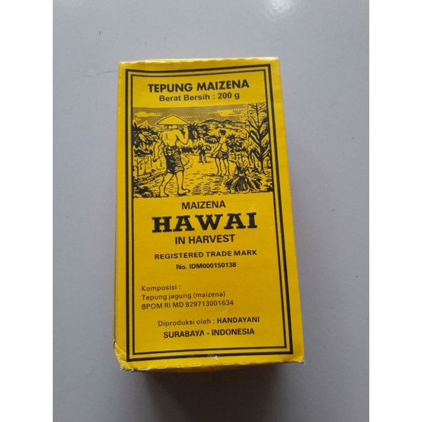 

Tepung Maizena merk Hawai 200gr