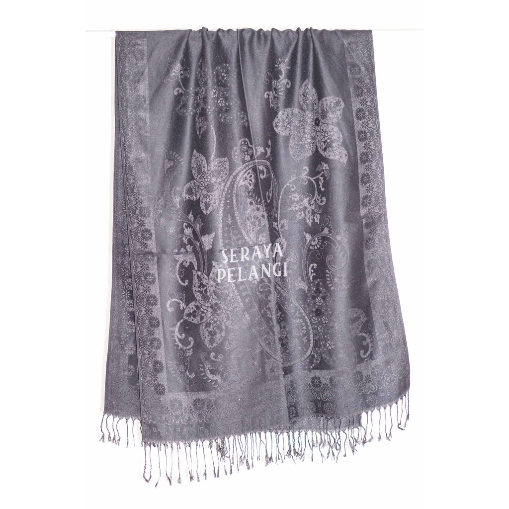 Pashmina Cashmere Keong 32 | Motif | Selendang | Scarf | Syal | Shawl | Pasmina | Souvenir | Hadiah Ulang Tahun | Birthday Gift | Aksesoris Fashion | Import Quality | Grosir Murah