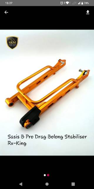 sasis rx king kotak bolong drag swing arm rx king drag bolong bpro lengan ayun rx king drag