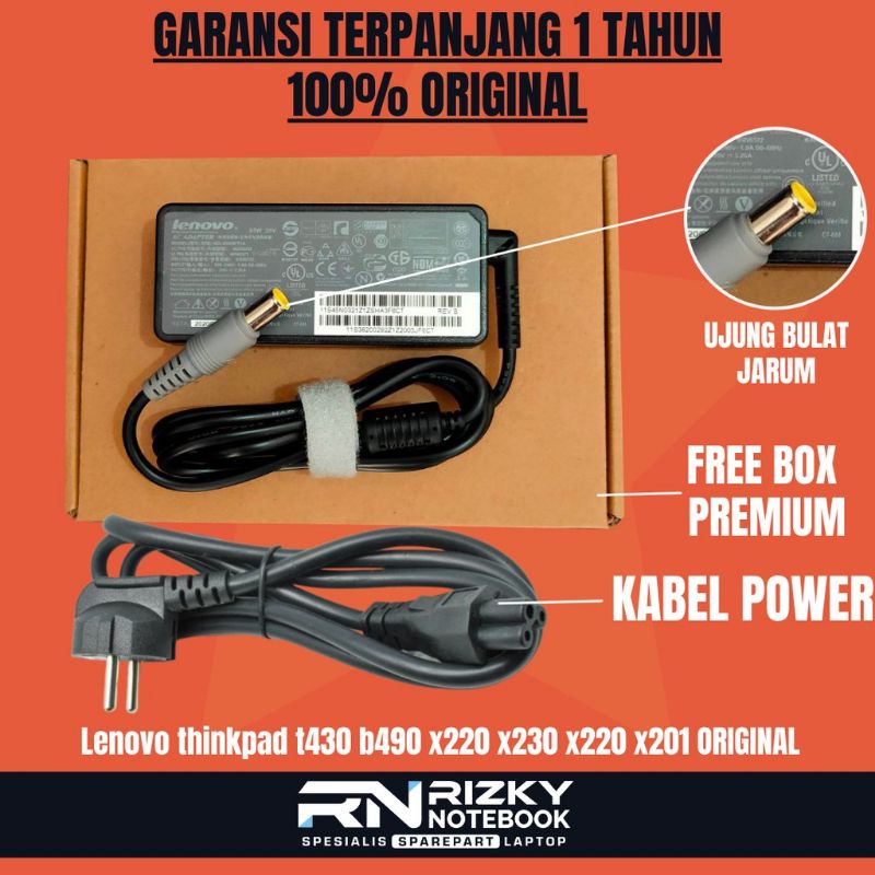 Charger Casan Laptop Lenovo thinkpad t430 b490 x220 x230 x220 x201 ORIGINAL