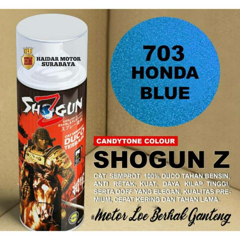 cat shogun honda blue/cat semprot/cat semprot motor/velg/besi/dll/cat termurah/cat grosir surabay