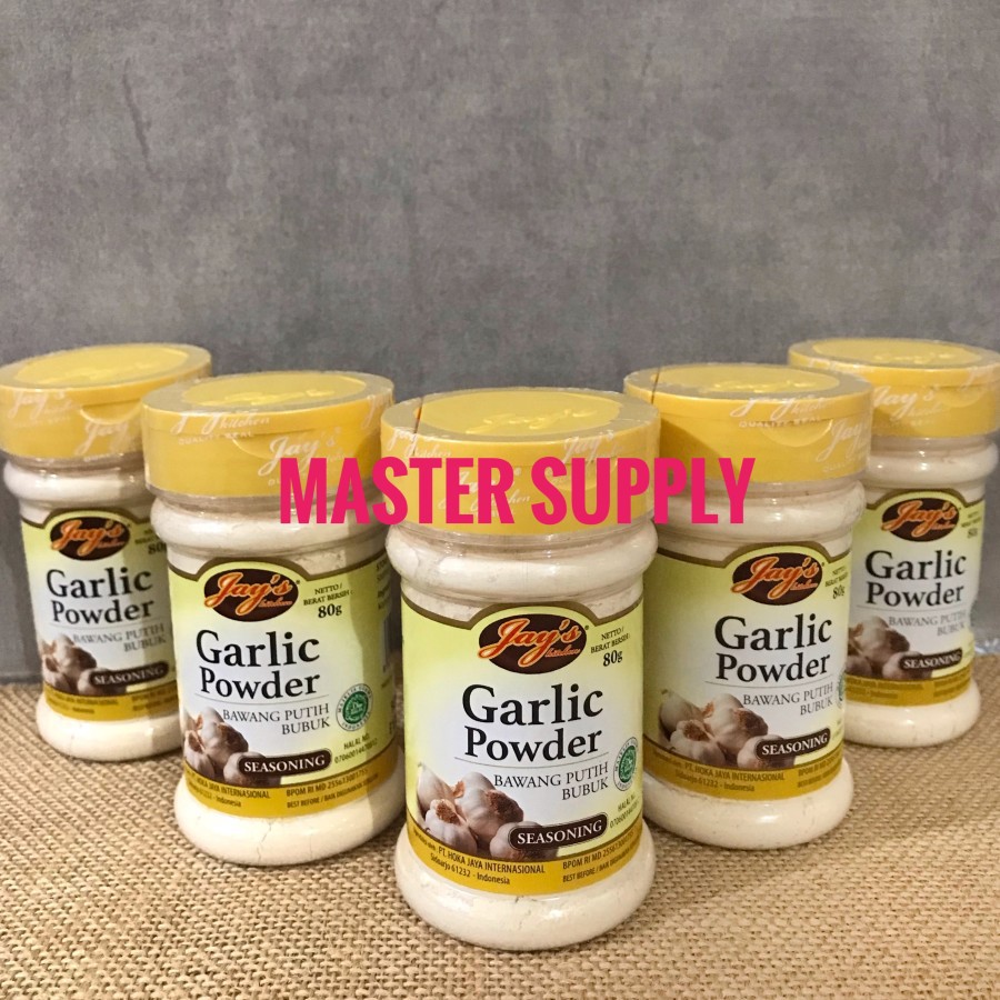 

JAY'S GARLIC POWDER 80 GR / BUBUK BAWANG PUTIH / HALAL / BEST SELLER