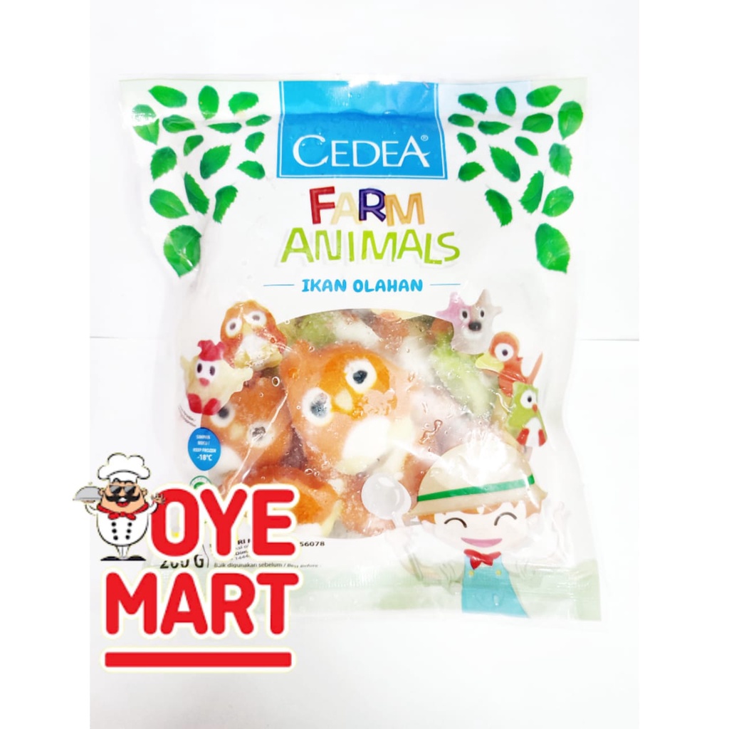 CEDEA FARM ANIMALS 200GR IKAN OLAHAN BENTUK BINATANG
