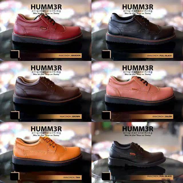 Big size 45 46 47 48 HUMM3R Anaconda - Sepatu Formal Pria ORIGINAL