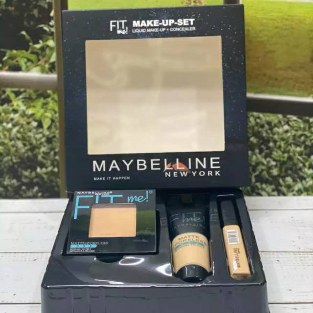 Maybelline Fit Me Set Foundation 4in1 - 3in1 - 2in1- 2in Super Stay