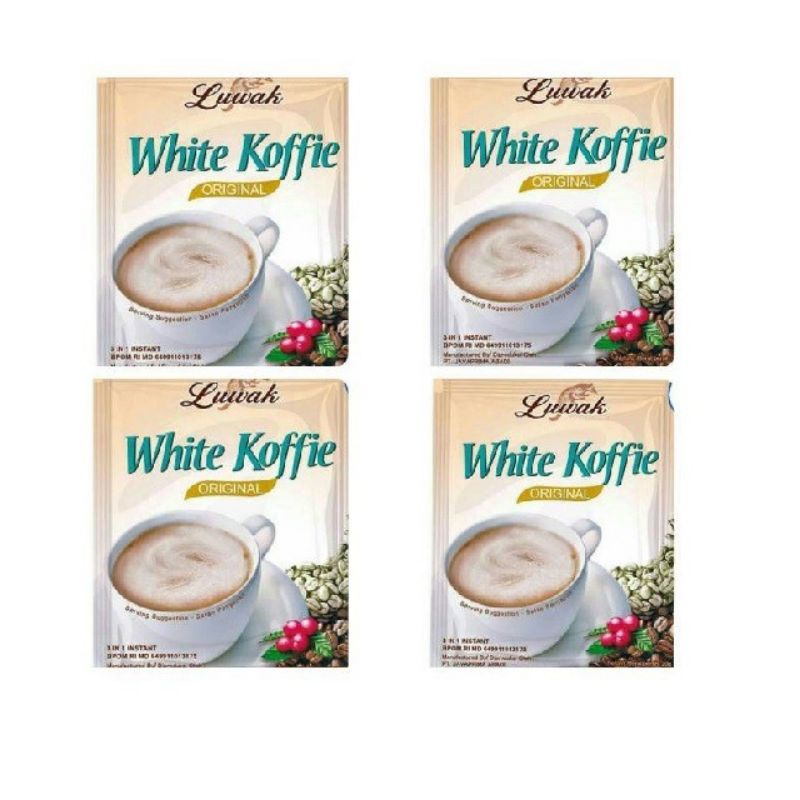 

Luwak white coffe 20 gram isi 10 sachet