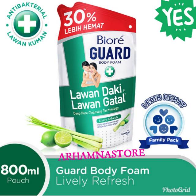 Biore Guard 800ml kemasan pouch