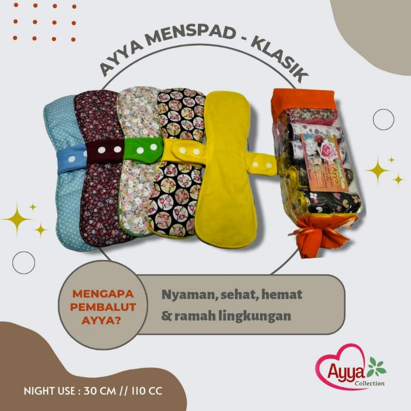 Pembalut ece/satuan day night panty Katun