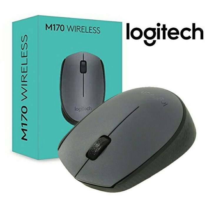 MOUSE WIRELESS ORIGINAL LOGITECH M170 MOUSE M-170 ORI GARANSI RESMI