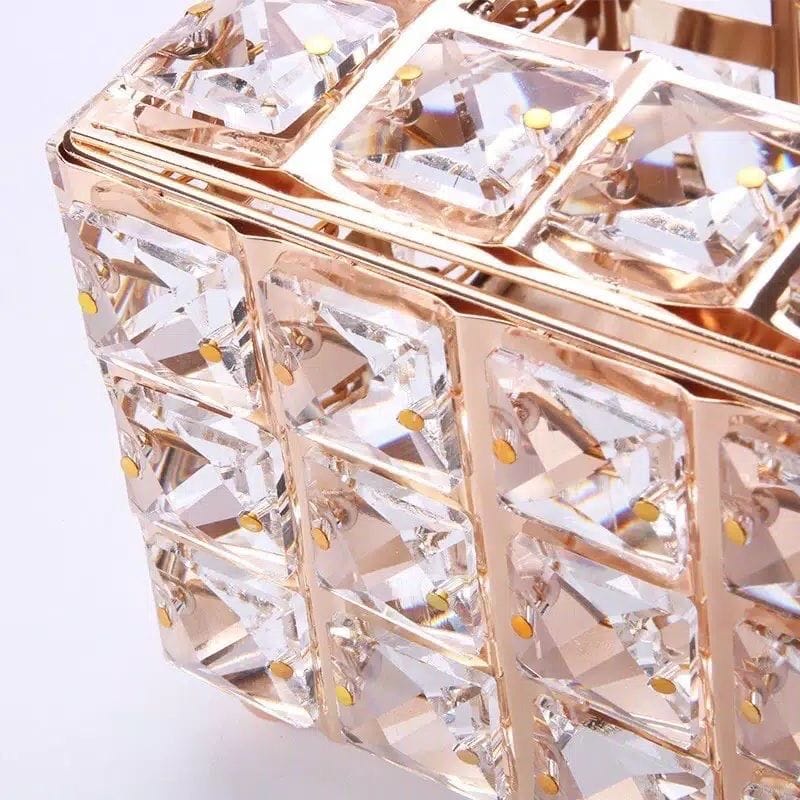 TEMPAT TISU SWAROVSKI EMAS CANTIK CRYSTAL TISSUE BOX BLING / TEMPAT TISU KACA ELEGANT / Kotak Tissue Kristal / Kotak Tisu Kristal