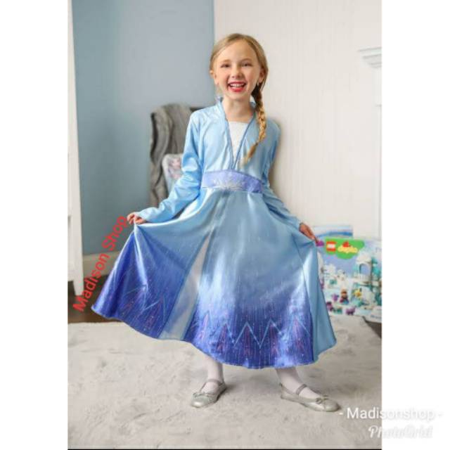 Kostum Anak Frozen 2 Murah Baju Elsa Hadiah Kado Anak Princess Dress